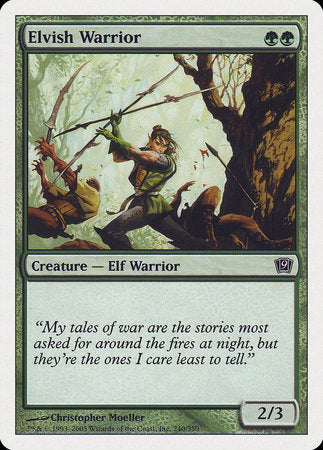 Elvish Warrior [Ninth Edition] | Exor Games Truro