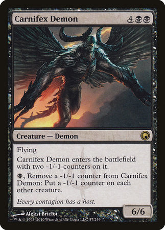 Carnifex Demon [Scars of Mirrodin] | Exor Games Truro