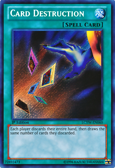 Card Destruction [LCYW-EN060] Secret Rare | Exor Games Truro