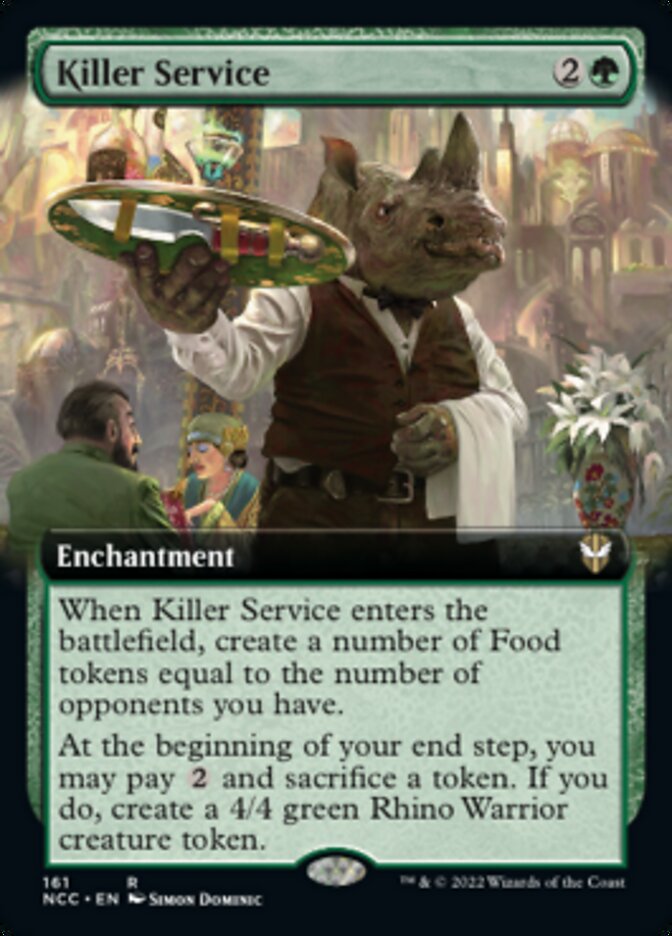 Killer Service (Extended Art) [Streets of New Capenna Commander] | Exor Games Truro