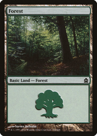 Forest (316) [Commander 2011] | Exor Games Truro