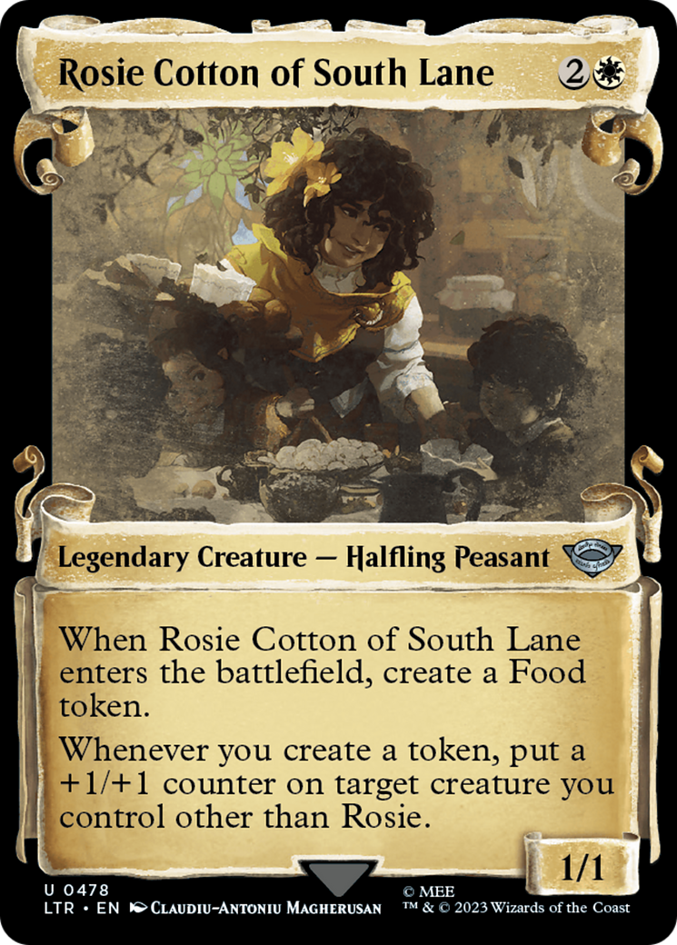 Rosie Cotton of South Lane [The Lord of the Rings: Tales of Middle-Earth Showcase Scrolls] | Exor Games Truro