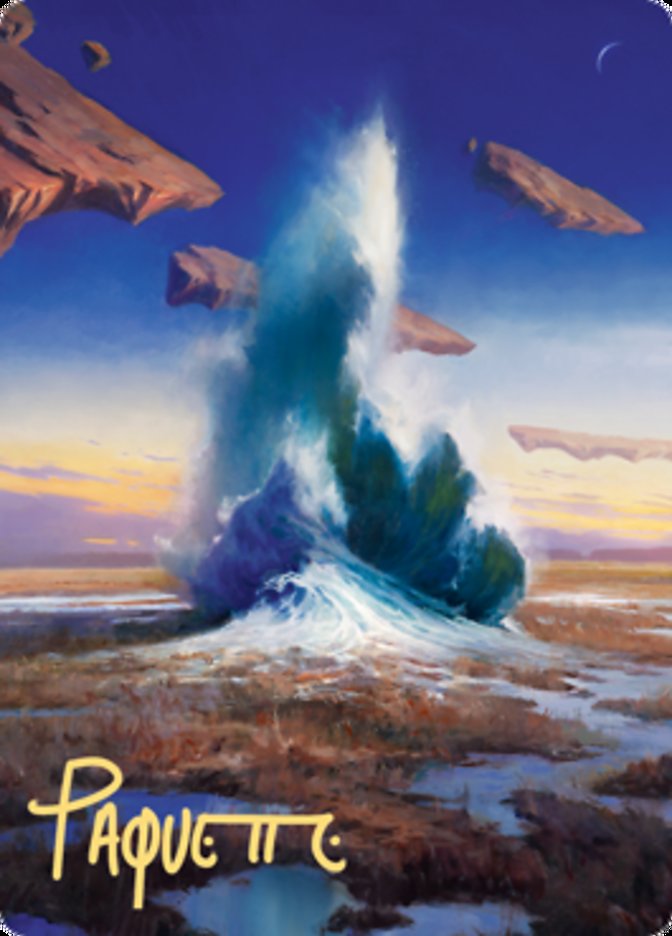 Flooded Strand Art Card (Gold-Stamped Signature) [Zendikar Rising Art Series] | Exor Games Truro