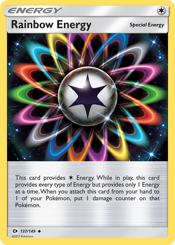 Rainbow Energy (137/149) [Sun & Moon: Base Set] | Exor Games Truro