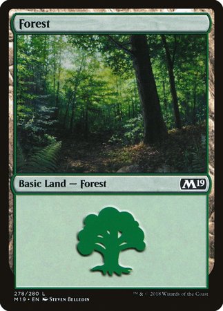 Forest (278) [Core Set 2019] | Exor Games Truro