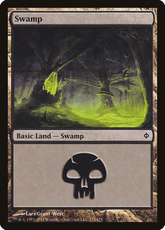 Swamp (171) [New Phyrexia] | Exor Games Truro