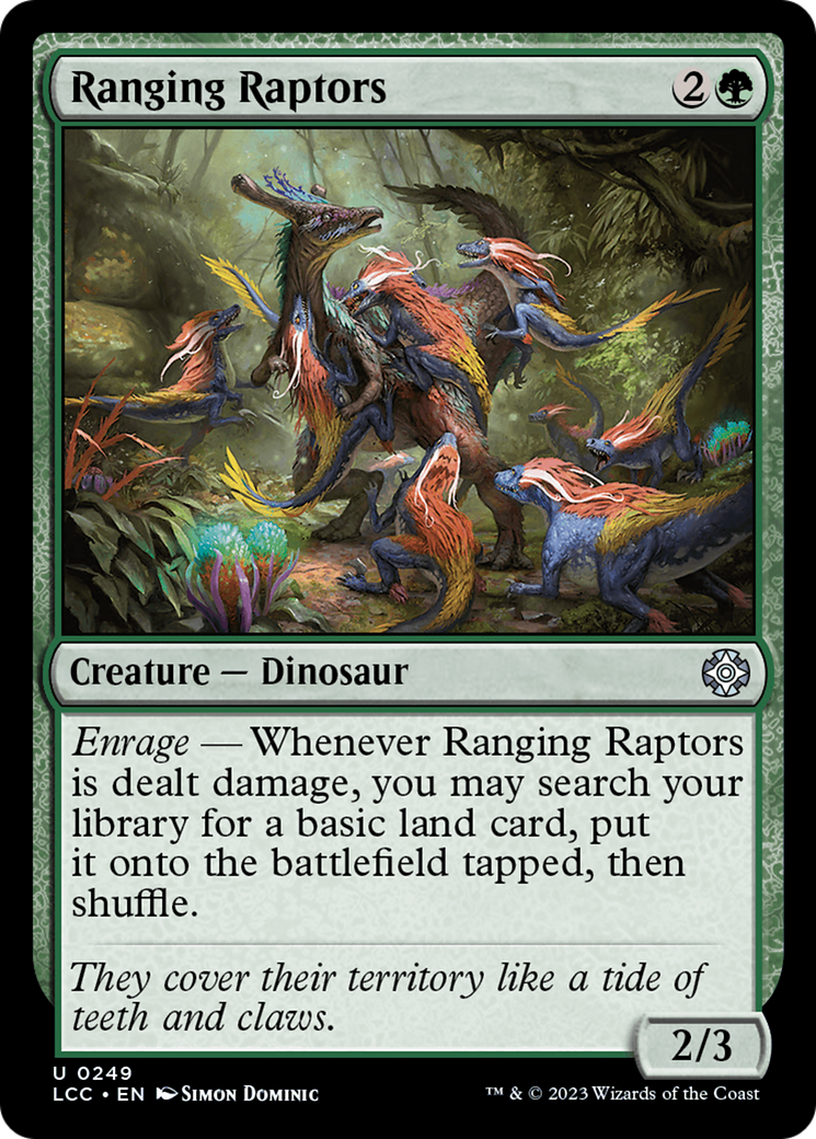 Ranging Raptors [The Lost Caverns of Ixalan Commander] | Exor Games Truro