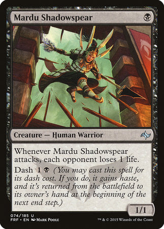 Mardu Shadowspear [Fate Reforged] | Exor Games Truro