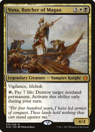 Vona, Butcher of Magan [Ixalan] | Exor Games Truro