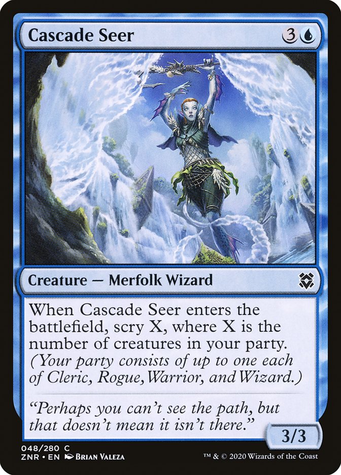 Cascade Seer [Zendikar Rising] | Exor Games Truro