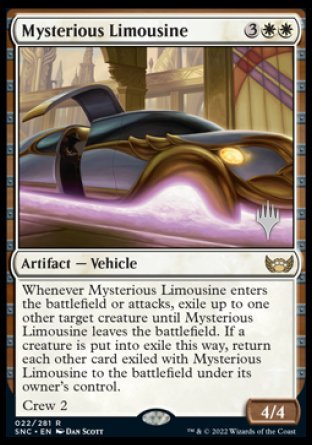Mysterious Limousine (Promo Pack) [Streets of New Capenna Promos] | Exor Games Truro