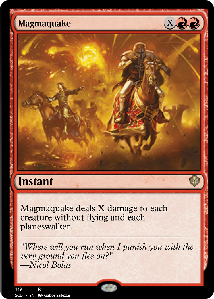 Magmaquake [Starter Commander Decks] | Exor Games Truro