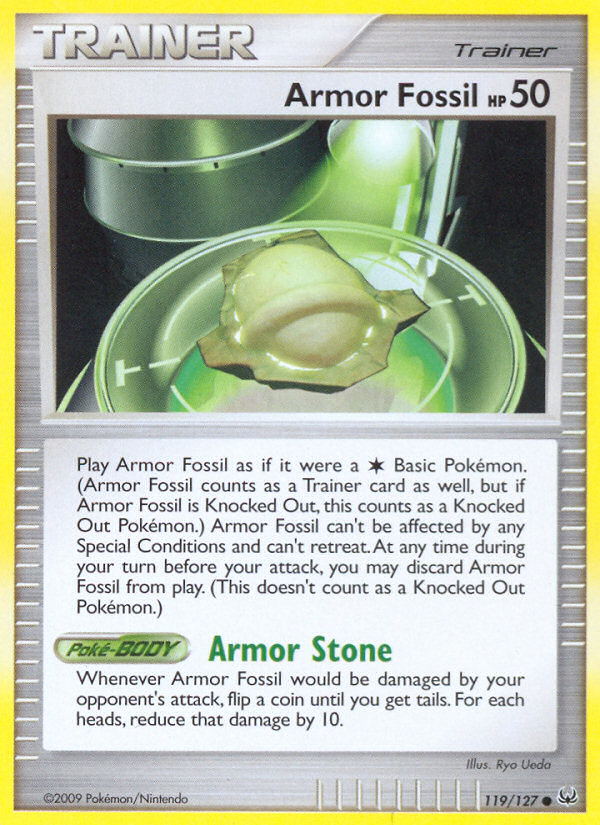Armor Fossil (119/127) [Platinum: Base Set] | Exor Games Truro