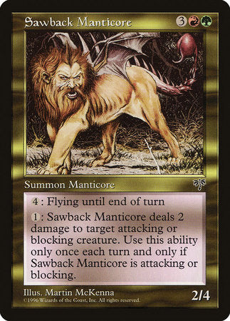 Sawback Manticore [Mirage] | Exor Games Truro