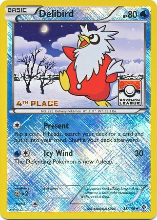 Delibird (38/149) (League Promo 4th Place) [Black & White: Boundaries Crossed] | Exor Games Truro