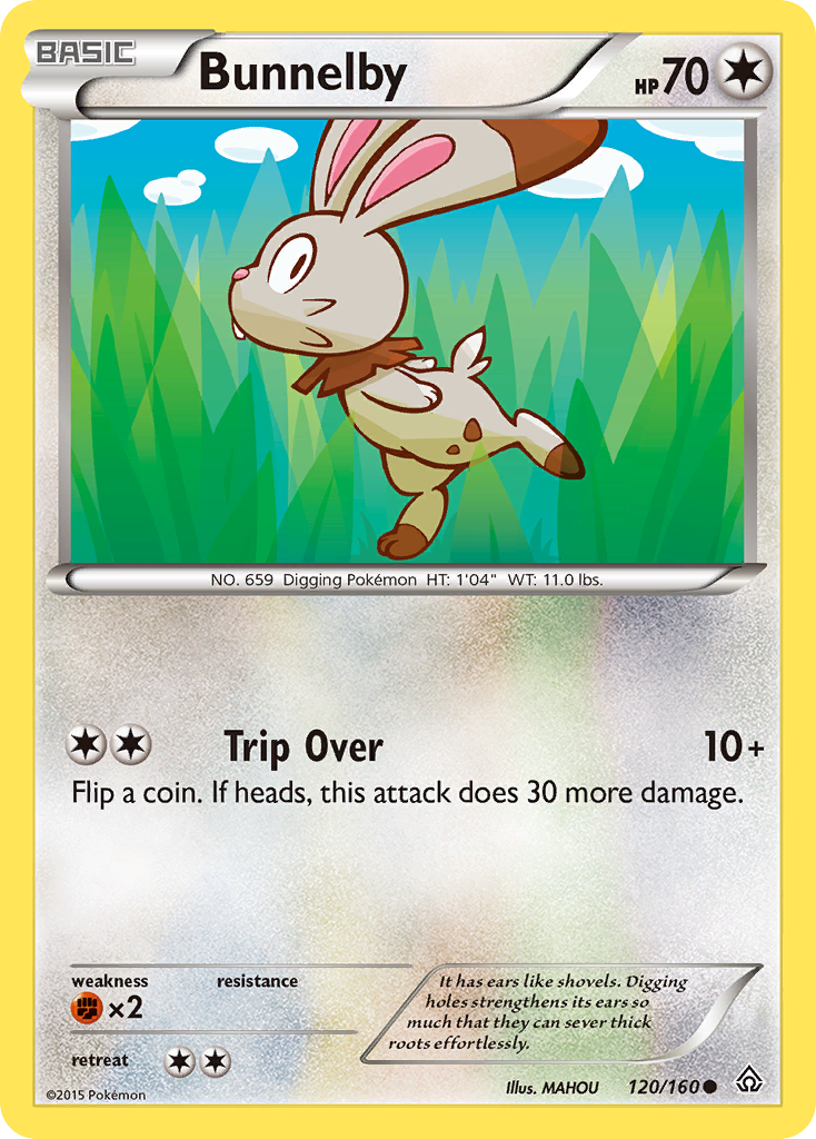 Bunnelby (120/160) [XY: Primal Clash] | Exor Games Truro