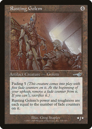 Rusting Golem [Nemesis] | Exor Games Truro