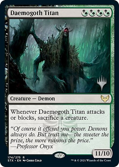 Daemogoth Titan (Promo Pack) [Strixhaven: School of Mages Promos] | Exor Games Truro