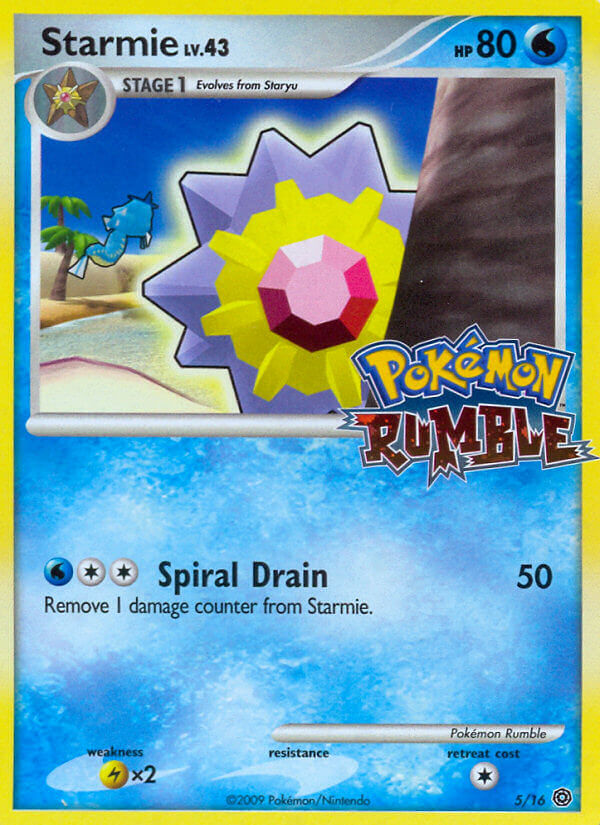 Starmie (5/16) [Pokémon Rumble] | Exor Games Truro
