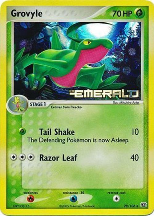 Grovyle (28/106) (Stamped) [EX: Emerald] | Exor Games Truro