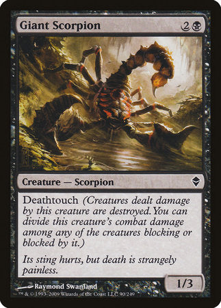 Giant Scorpion [Zendikar] | Exor Games Truro