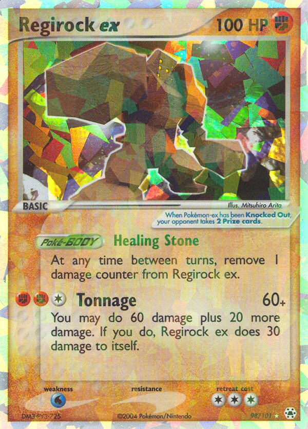 Regirock ex (98/101) [EX: Hidden Legends] | Exor Games Truro