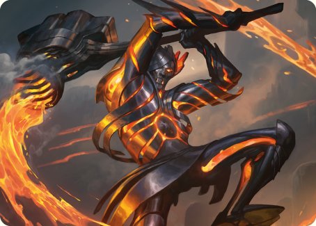 Forgehammer Centurion Art Card [Phyrexia: All Will Be One Art Series] | Exor Games Truro