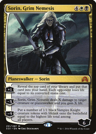 Sorin, Grim Nemesis [Shadows over Innistrad] | Exor Games Truro