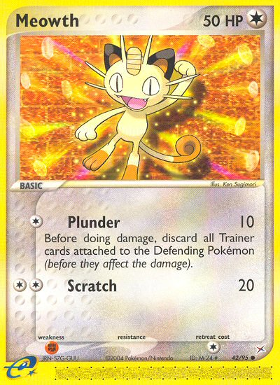 Meowth (42/95) [EX: Team Magma vs Team Aqua] | Exor Games Truro