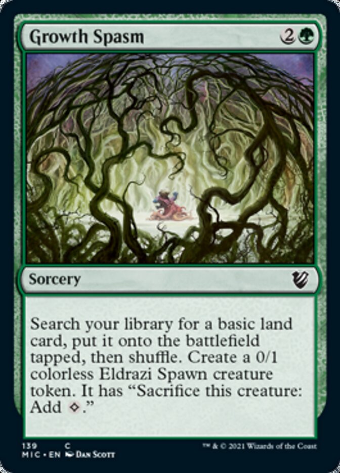 Growth Spasm [Innistrad: Midnight Hunt Commander] | Exor Games Truro