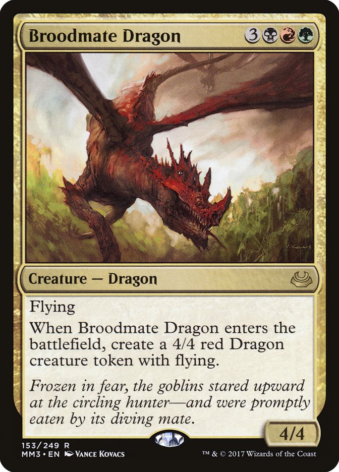 Broodmate Dragon [Modern Masters 2017] | Exor Games Truro