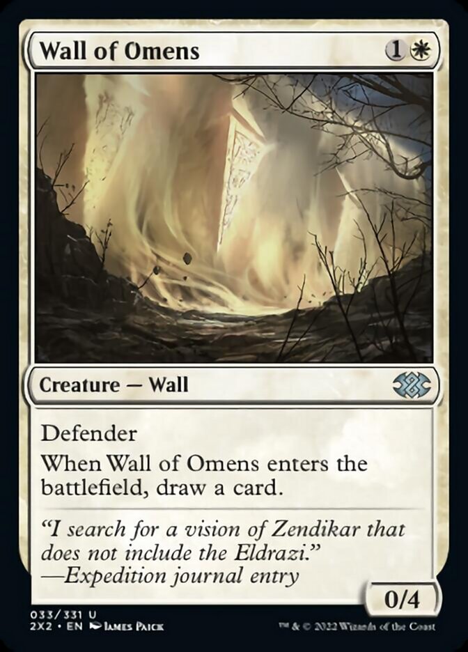 Wall of Omens [Double Masters 2022] | Exor Games Truro