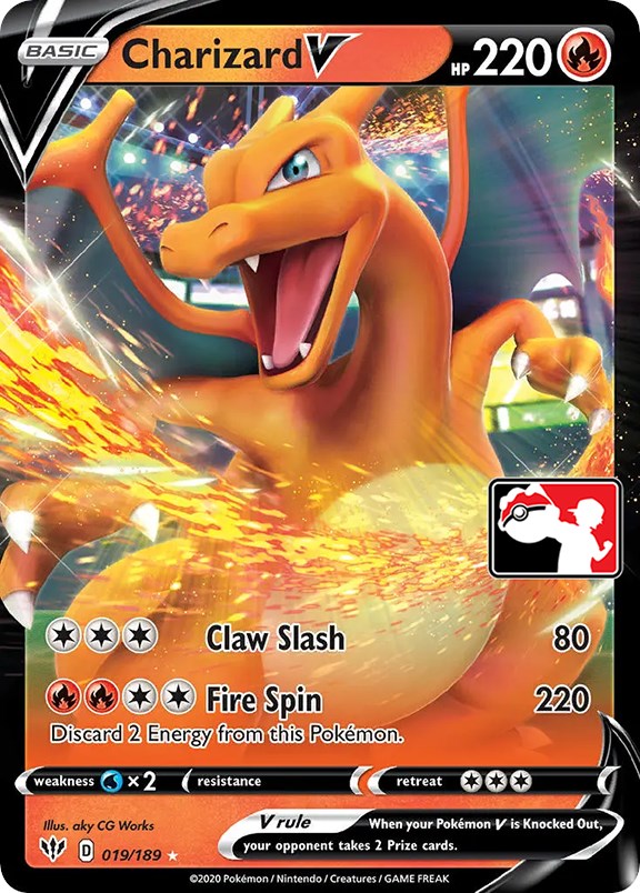 Charizard V (019/189) [Prize Pack Series One] | Exor Games Truro