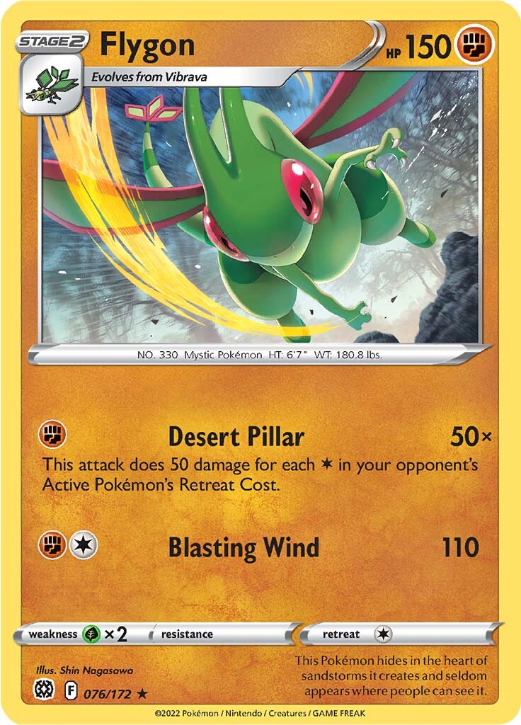 Flygon (076/172) [Sword & Shield: Brilliant Stars] | Exor Games Truro