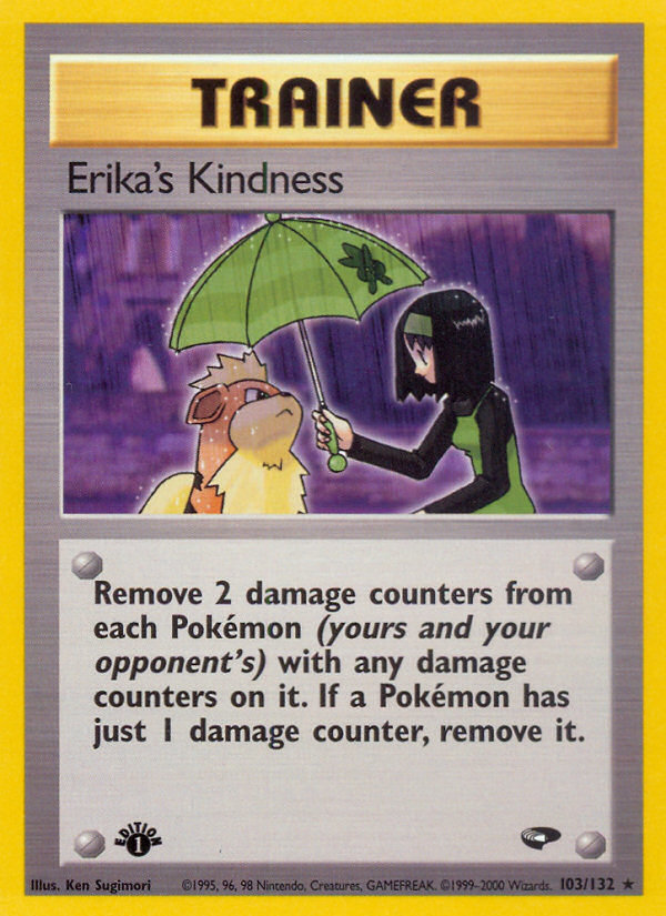 Erika's Kindness (103/132) [Gym Challenge 1st Edition] | Exor Games Truro