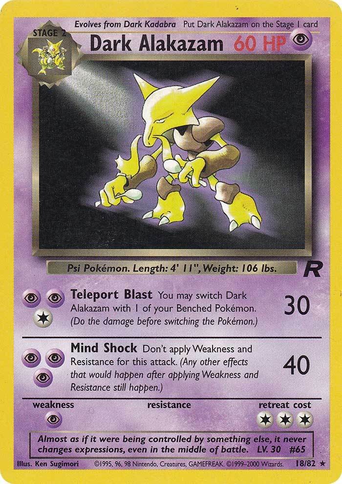 Dark Alakazam (18/82) [Team Rocket Unlimited] | Exor Games Truro