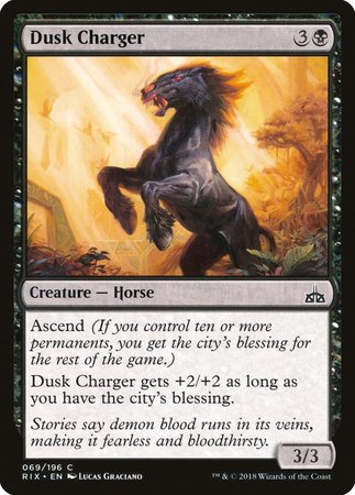 Dusk Charger [Rivals of Ixalan] | Exor Games Truro