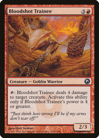 Bloodshot Trainee [Scars of Mirrodin] | Exor Games Truro