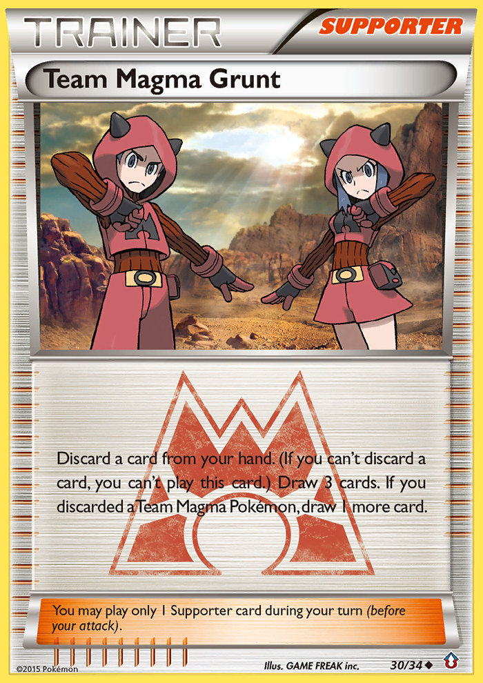 Team Magma Grunt (30/34) [XY: Double Crisis] | Exor Games Truro