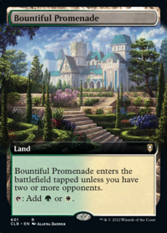 Bountiful Promenade (Extended Art) [Commander Legends: Battle for Baldur's Gate] | Exor Games Truro