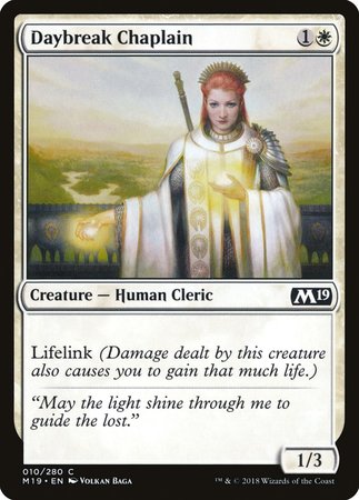Daybreak Chaplain [Core Set 2019] | Exor Games Truro