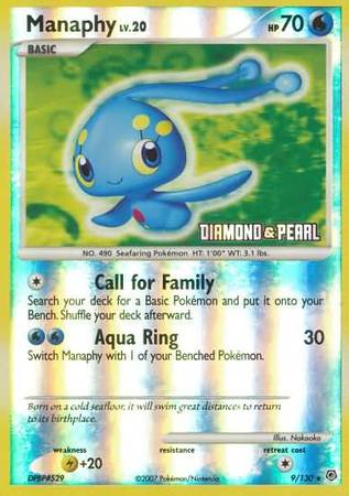 Manaphy (9/130) [Burger King Promos: 2008 Collection] | Exor Games Truro