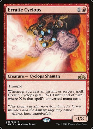 Erratic Cyclops [Guilds of Ravnica] | Exor Games Truro