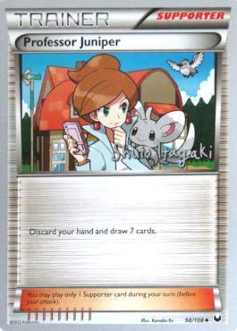 Professor Juniper (98/108) (Terraki-Mewtwo - Shuto Itagaki) [World Championships 2012] | Exor Games Truro