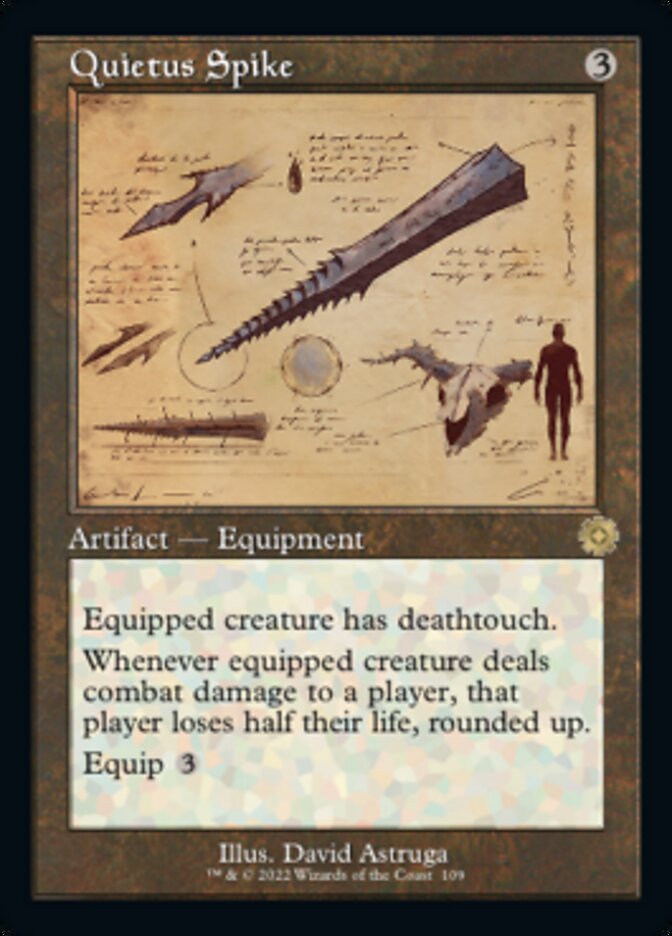 Quietus Spike (Retro Schematic) [The Brothers' War Retro Artifacts] | Exor Games Truro