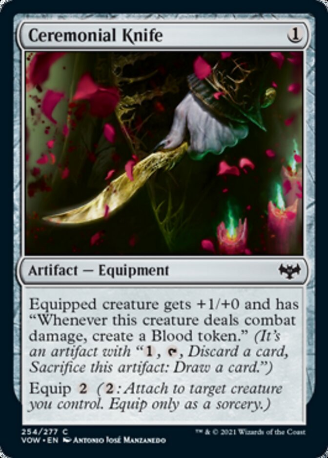 Ceremonial Knife [Innistrad: Crimson Vow] | Exor Games Truro
