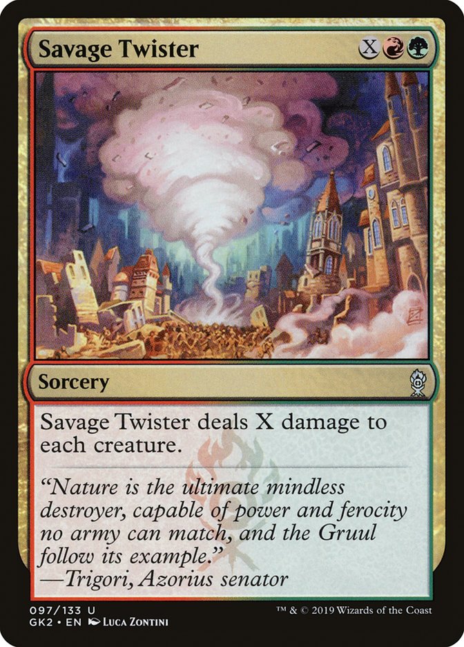 Savage Twister [Ravnica Allegiance Guild Kit] | Exor Games Truro