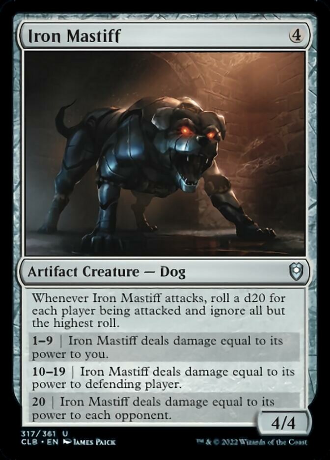 Iron Mastiff [Commander Legends: Battle for Baldur's Gate] | Exor Games Truro