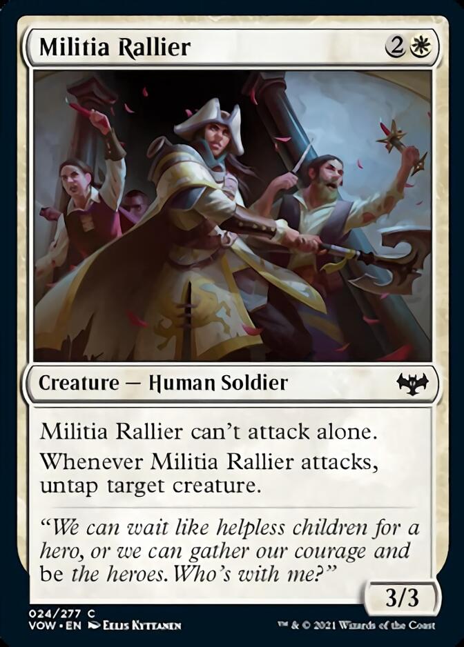 Militia Rallier [Innistrad: Crimson Vow] | Exor Games Truro