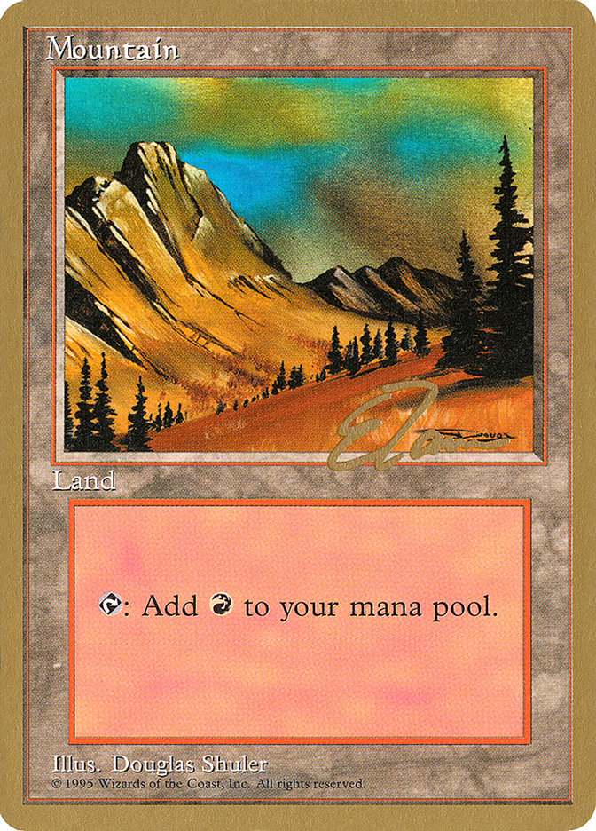 Mountain (et375) (Eric Tam) [Pro Tour Collector Set] | Exor Games Truro